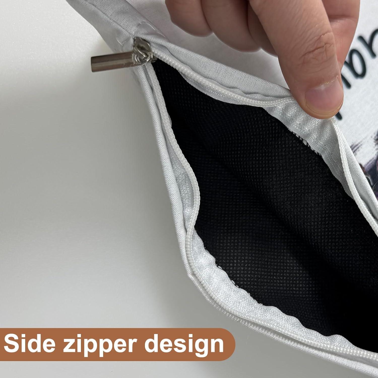 Paquete de 3 bolsas de almacenamiento de vegetales SSQMartt - Lona blanca