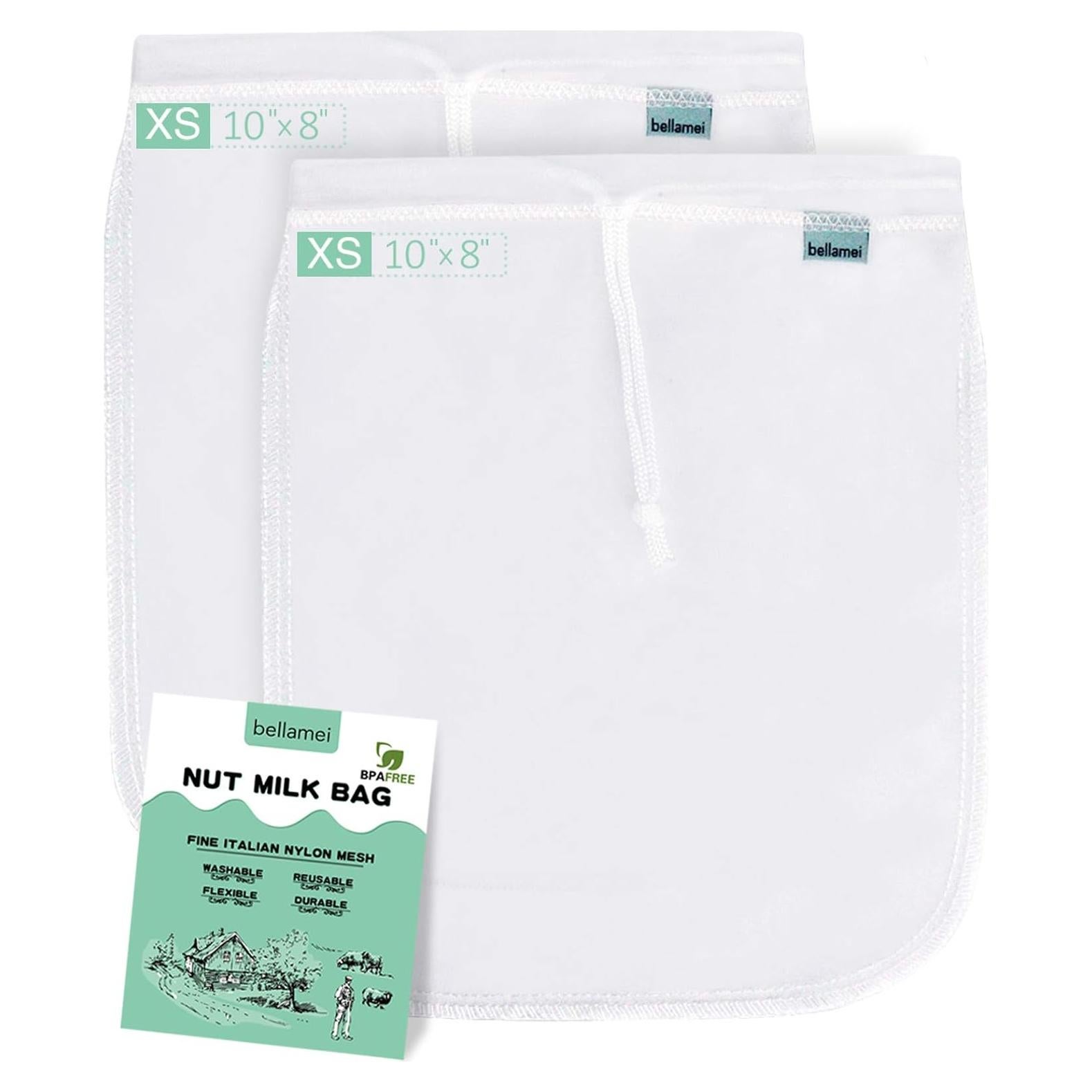 Bolsa de Leche de Nueces Bellamei Paquete de 2 - 20.32x25.4cm