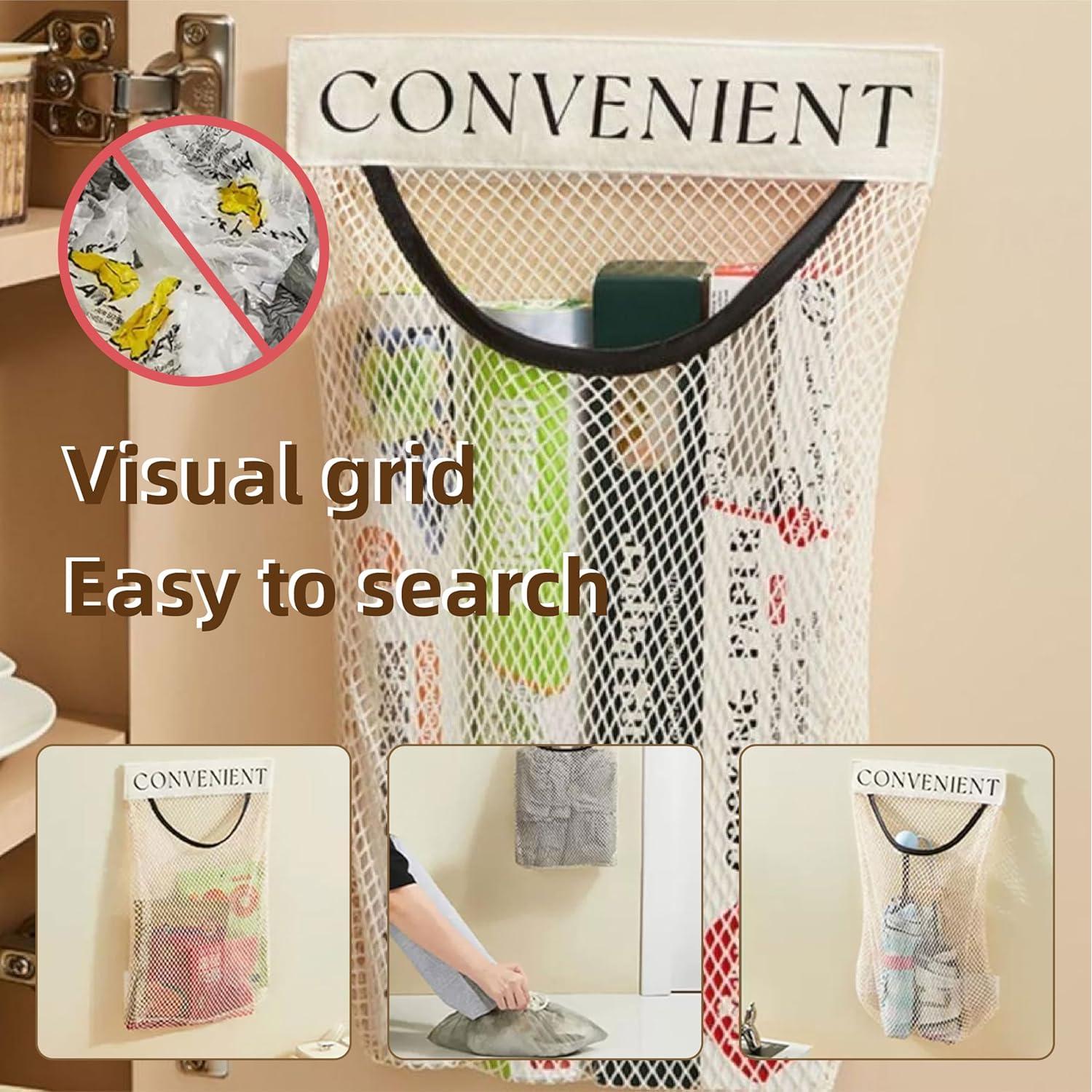 Dispensador de Soporte de Bolsa de Basura JREEPEE 2 Piezas Amarillo