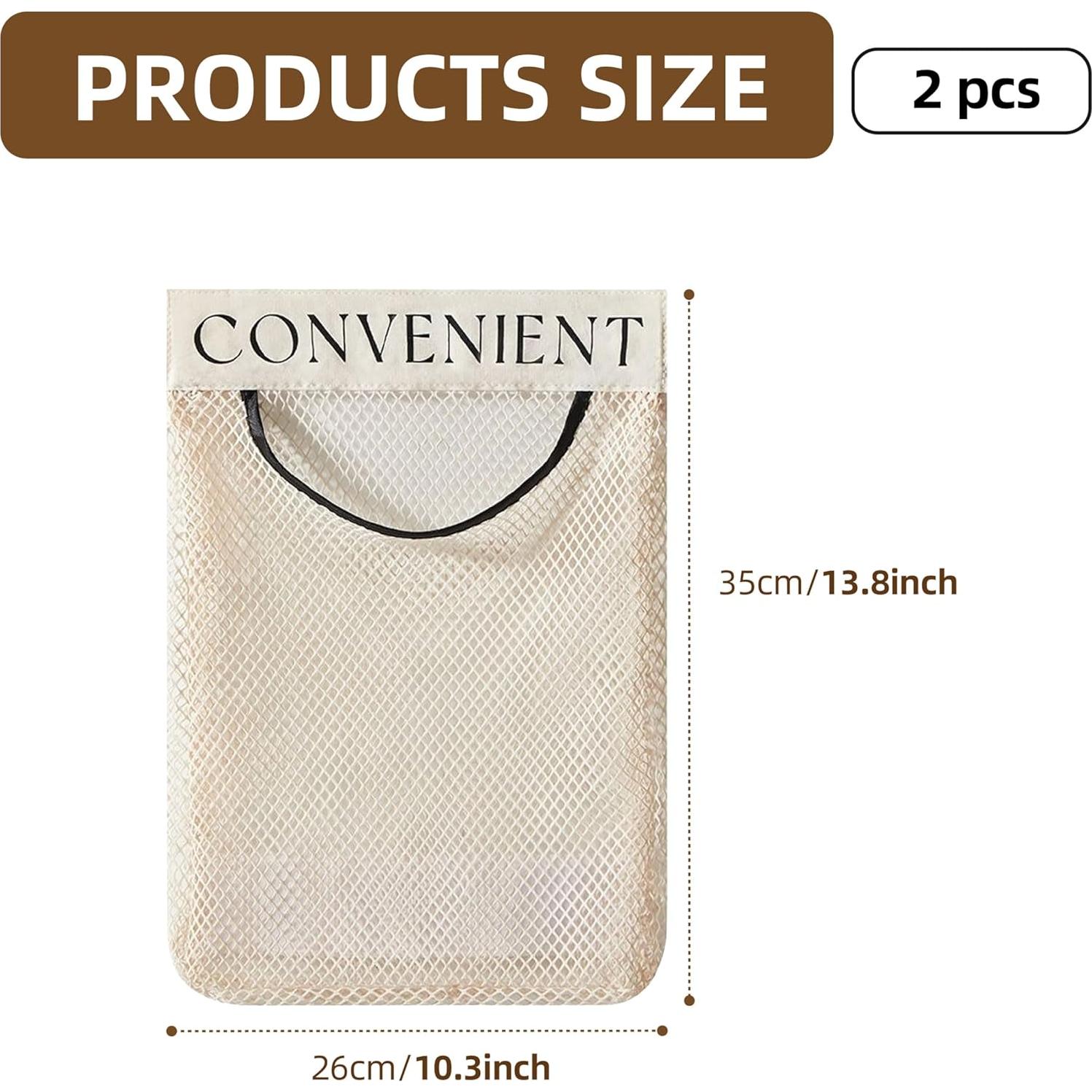 Dispensador de Soporte de Bolsa de Basura JREEPEE 2 Piezas Amarillo