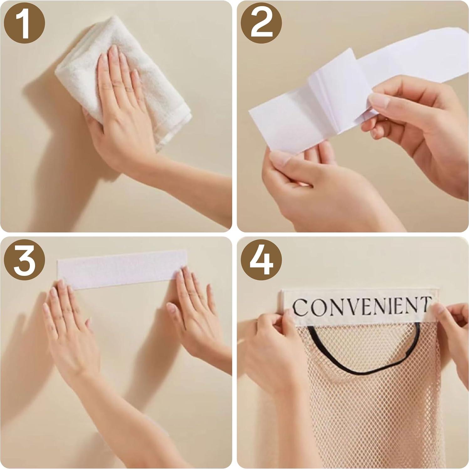 Dispensador de Soporte de Bolsa de Basura JREEPEE 2 Piezas Amarillo