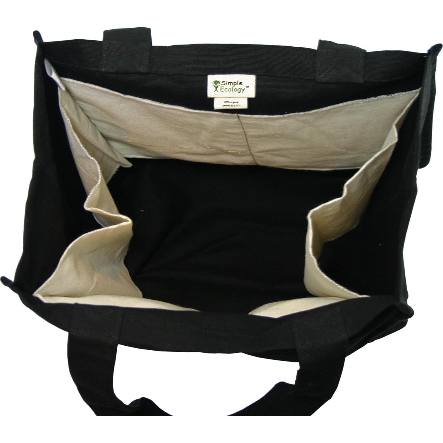 Bolsa de Compras Reutilizable Simple Ecology Algodón Orgánico 38x30.5cm