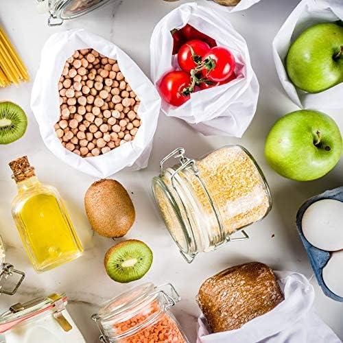 15 Bolsas de Muselina con Cierre de Cordón Pangda 35.1x25.4cm