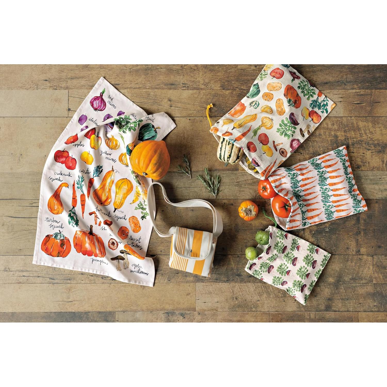 Bolsas de Algodón Reutilizables Veggie Stand Now Designs - 3 Tamaños