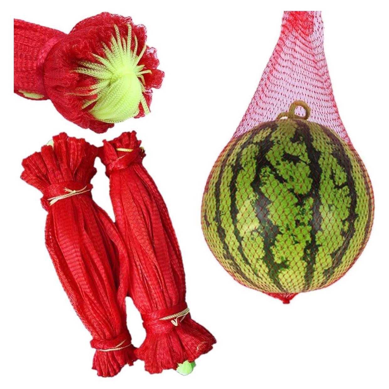 Paquete de 50 redes para sandía ANPTGHT de nylon reutilizables