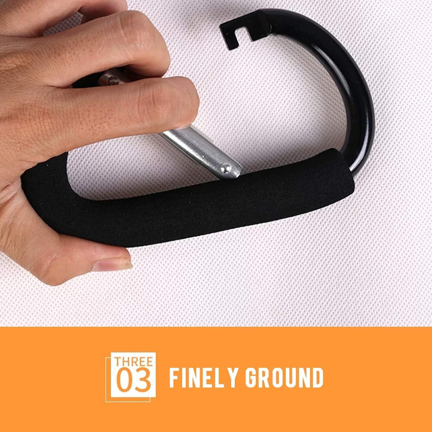 Ganchos para Cochecito TGOOD 2 Pcs 16cm Negro Multipropósito