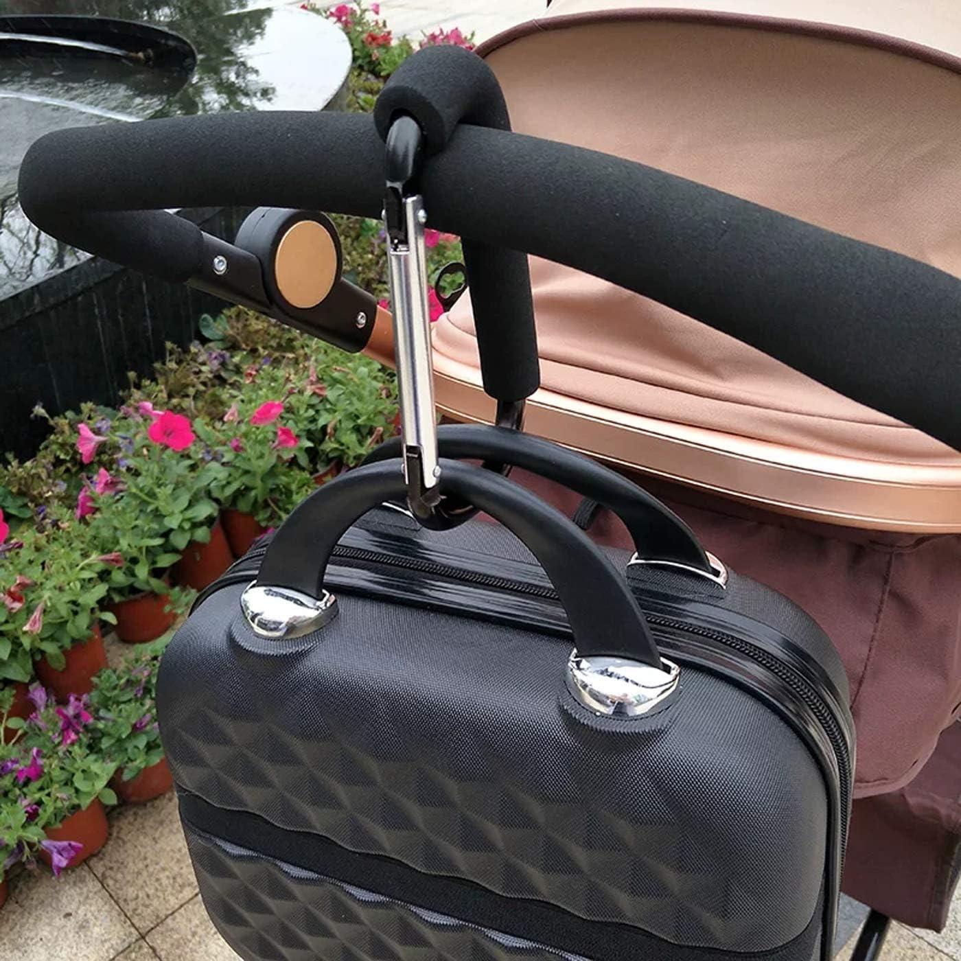 Ganchos para Cochecito TGOOD 2 Pcs 16cm Negro Multipropósito