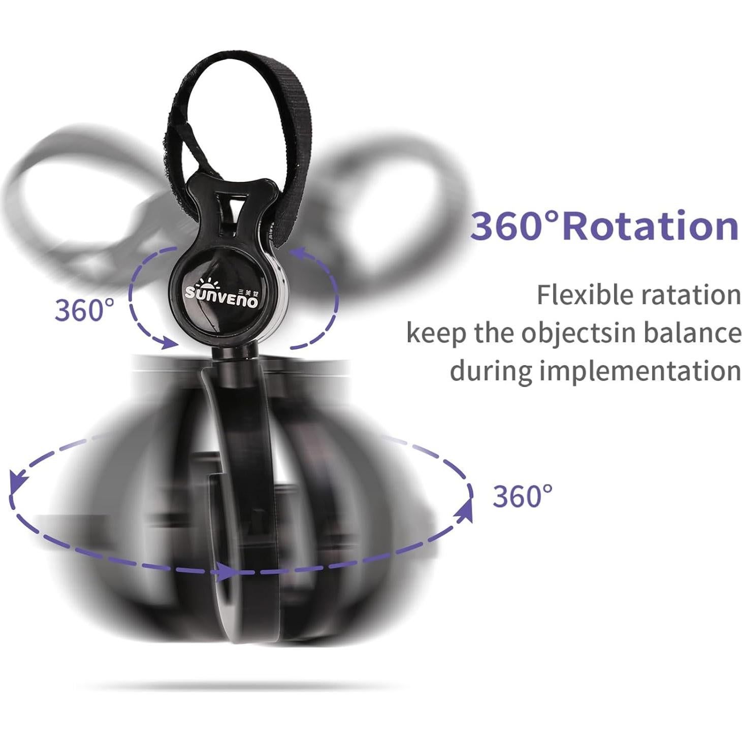 Ganchos para Cochecito SUNVENO - Paquete de 4 Clips 3.2 kg