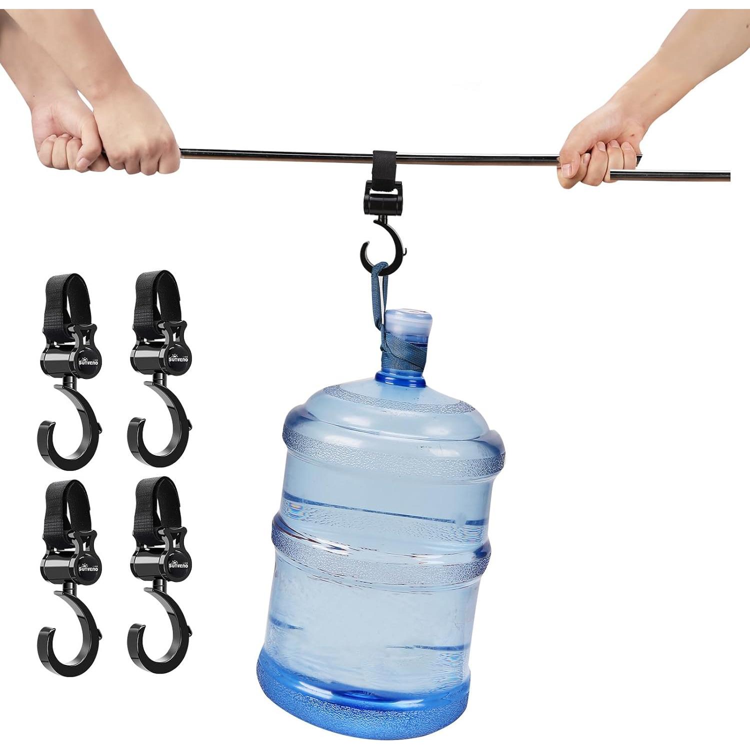 Ganchos para Cochecito SUNVENO - Paquete de 4 Clips 3.2 kg