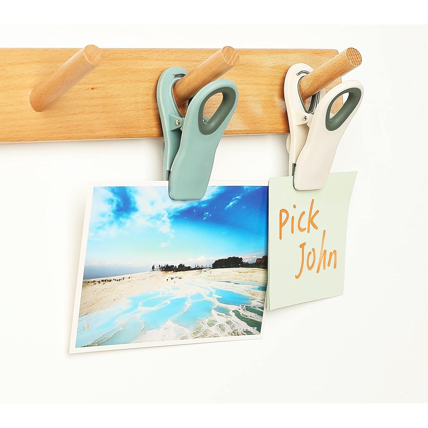 Clips Magnéticos para Bolsas Mr. Pen, 6 Piezas, Ombre Verde