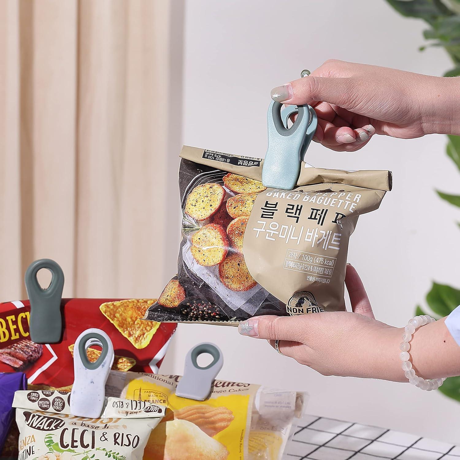 Clips Magnéticos para Bolsas Mr. Pen, 6 Piezas, Ombre Verde