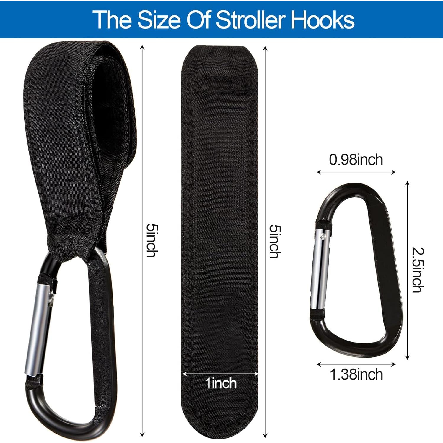 6 Ganchos Multifuncionales para Carritos de Bebé Tuanse