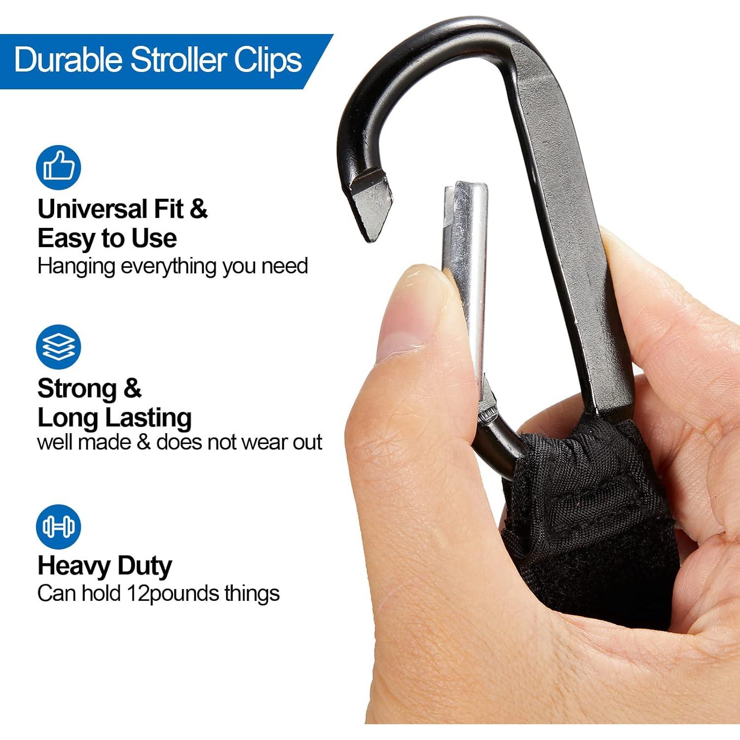 6 Ganchos Multifuncionales para Carritos de Bebé Tuanse