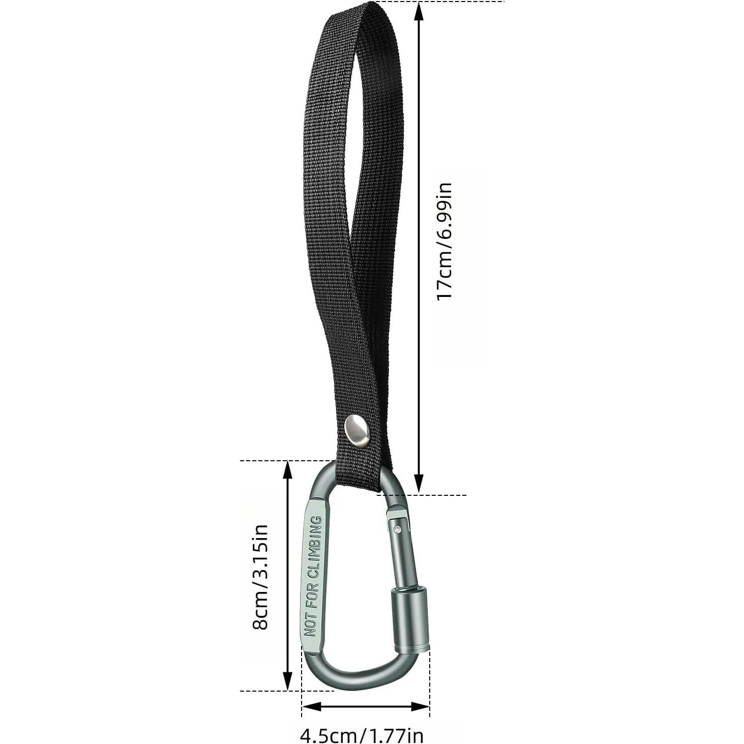 Ganchos para cochecitos Ytcku - 2 Piezas Gris, Mosquetón Bloqueo