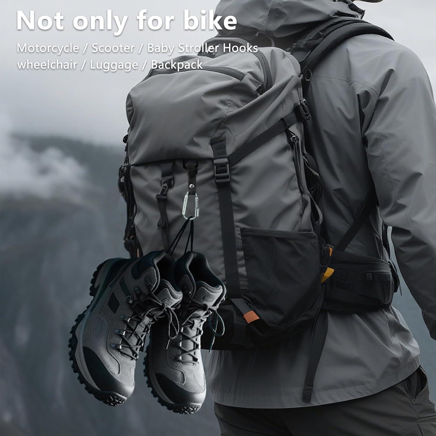 Ganchos para cochecitos Ytcku - 2 Piezas Gris, Mosquetón Bloqueo