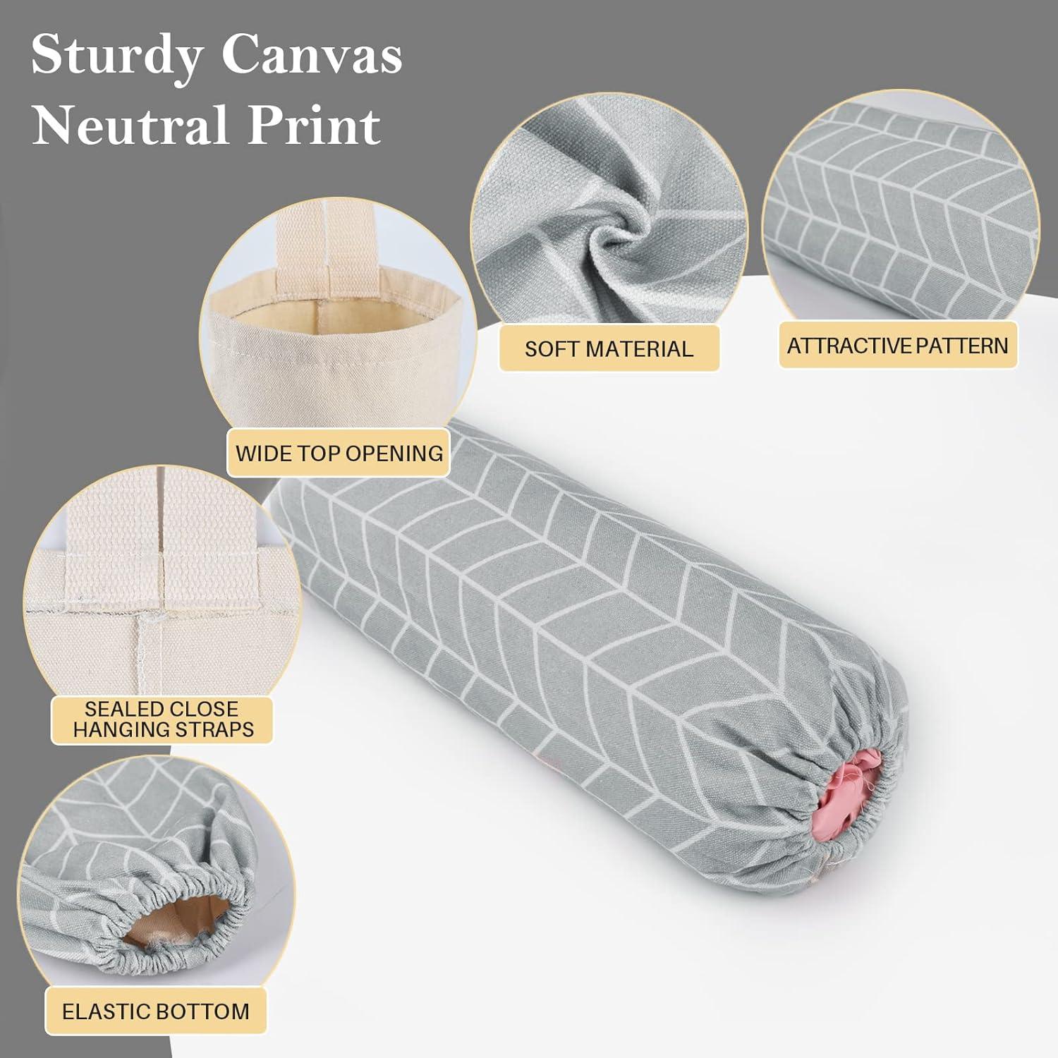 Soporte para Bolsas de Plástico Lona Gris 49.8x19.8cm