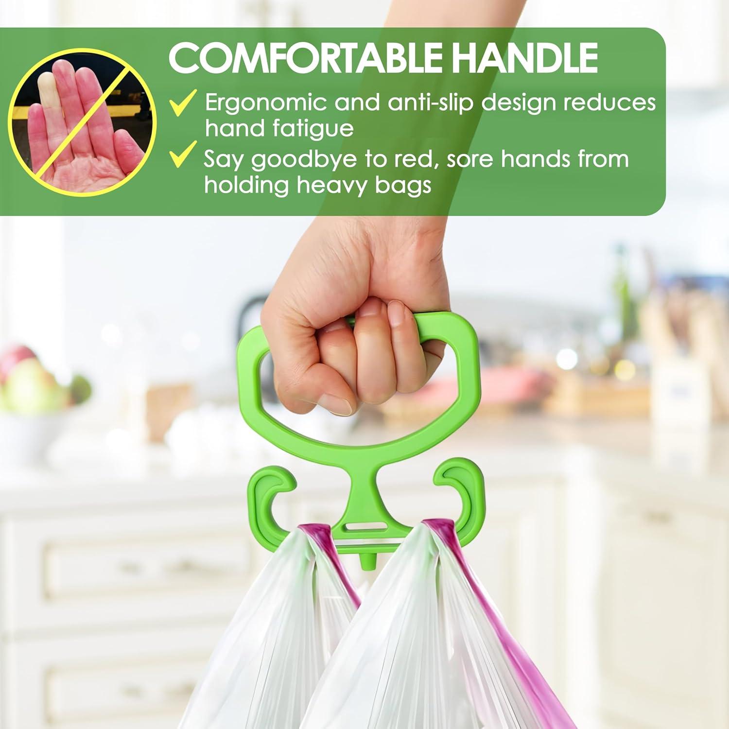 Porta Bolsas de Compras POLKASTORE - 2 Paquetes, Soporta 100kg