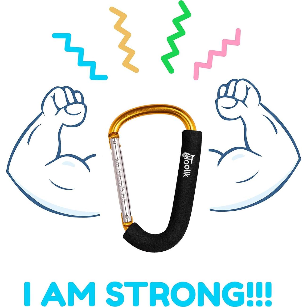 Organizador de Carrito de Bebé Toolik X-Large Oro con Clip