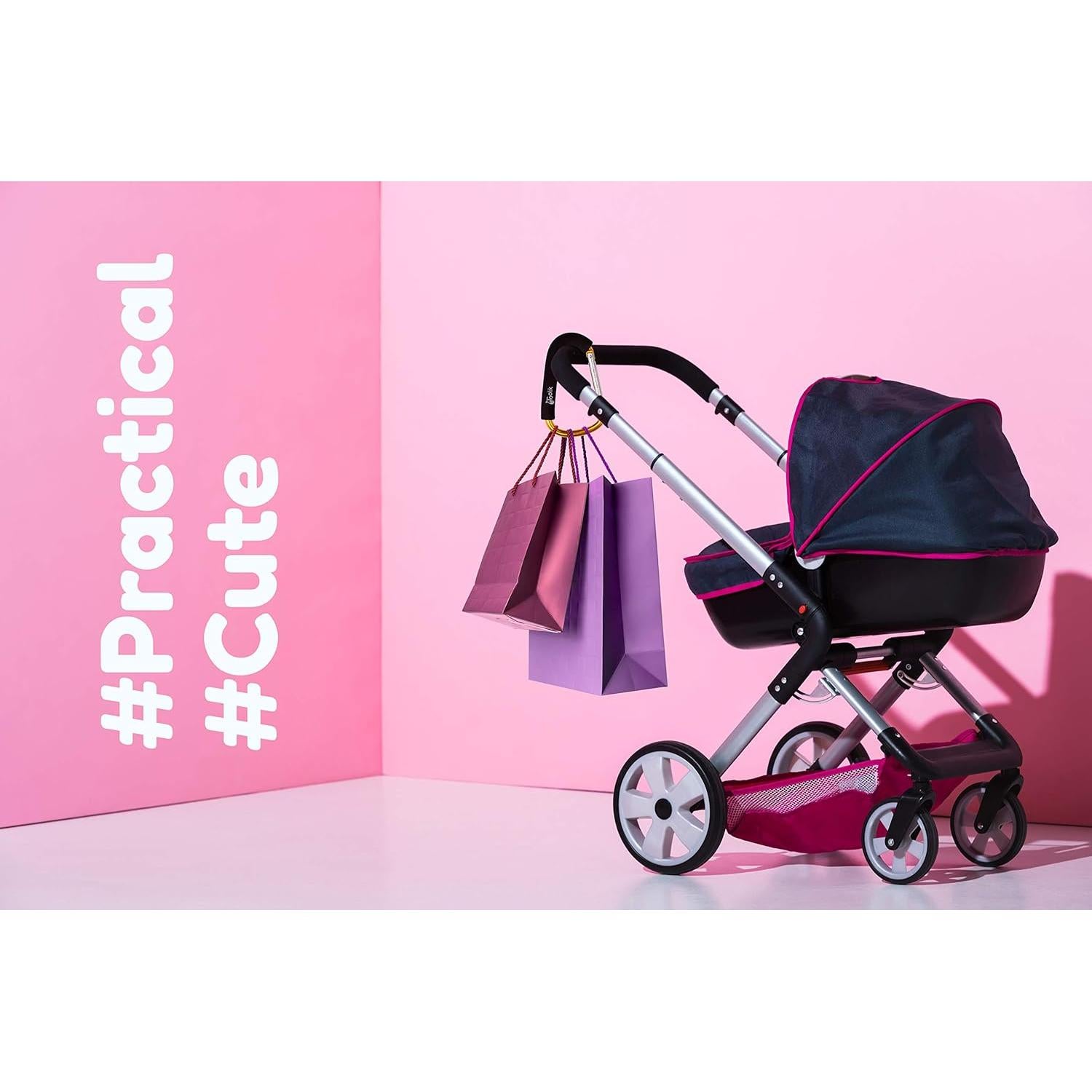 Organizador de Carrito de Bebé Toolik X-Large Oro con Clip