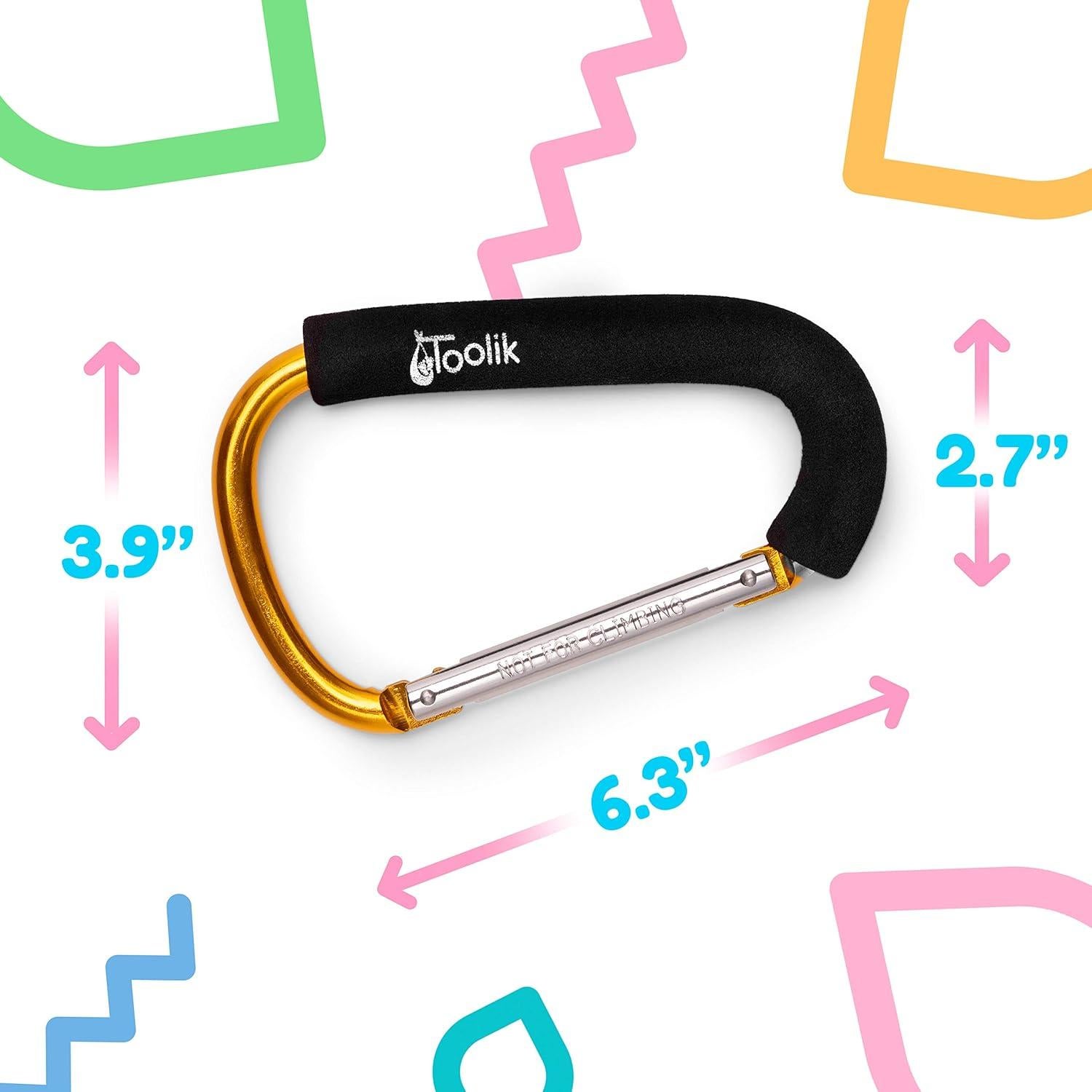 Organizador de Carrito de Bebé Toolik X-Large Oro con Clip