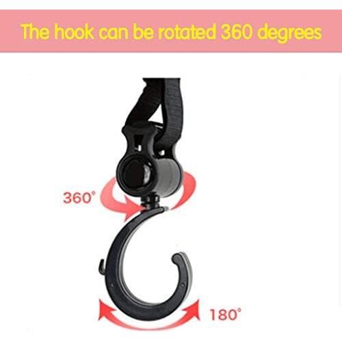 Ganchos Colgantes Multifuncionales Wohand 360° para Cochecito