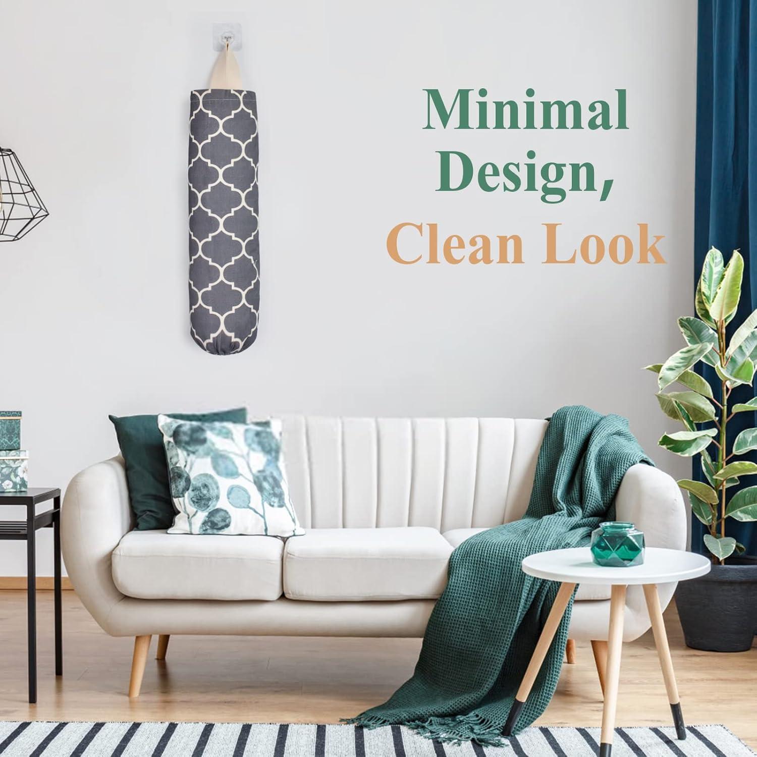 Soporte para Bolsas de Plástico LeCorner Gris Oscuro 50+ Bolsas