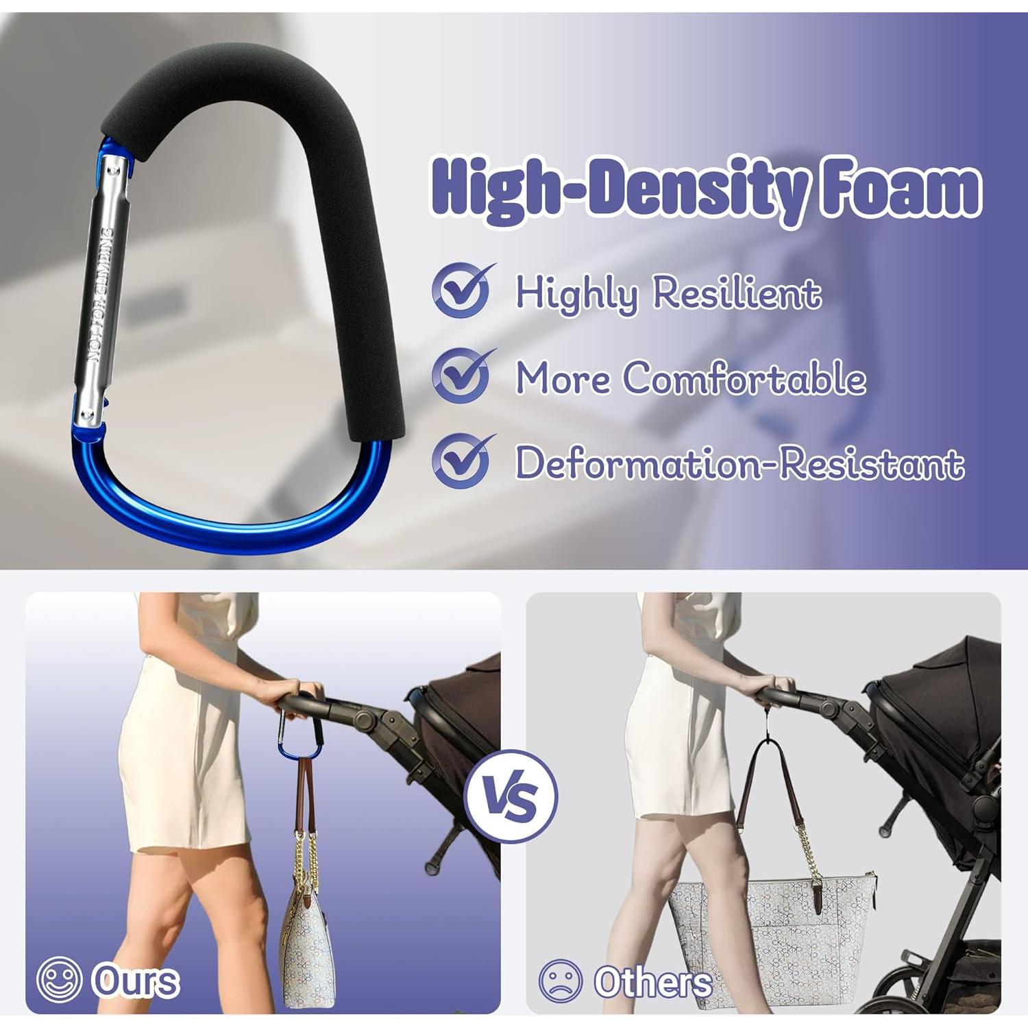 Ganchos para Cochecito Sprookber D-17hao Azul - Set de 2