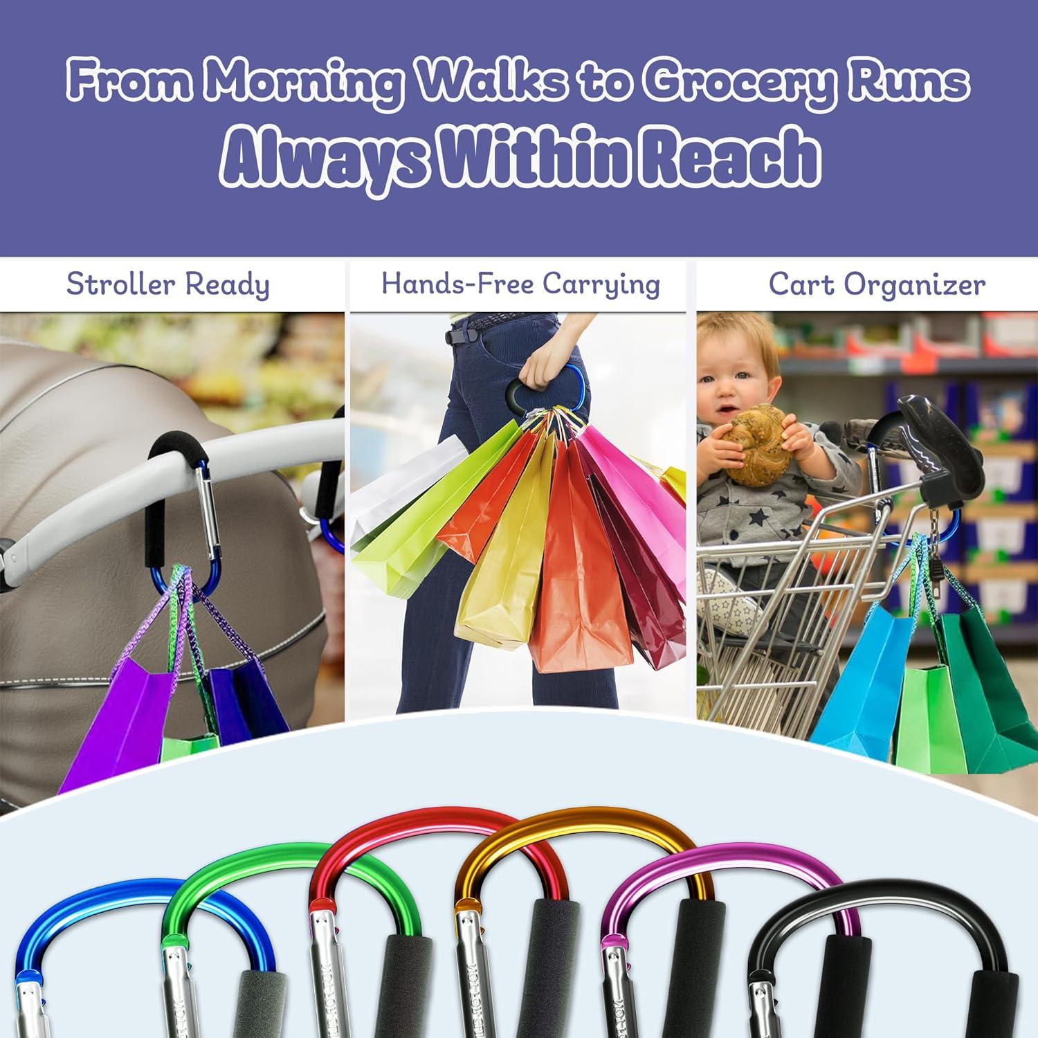 Ganchos para Cochecito Sprookber D-17hao Azul - Set de 2