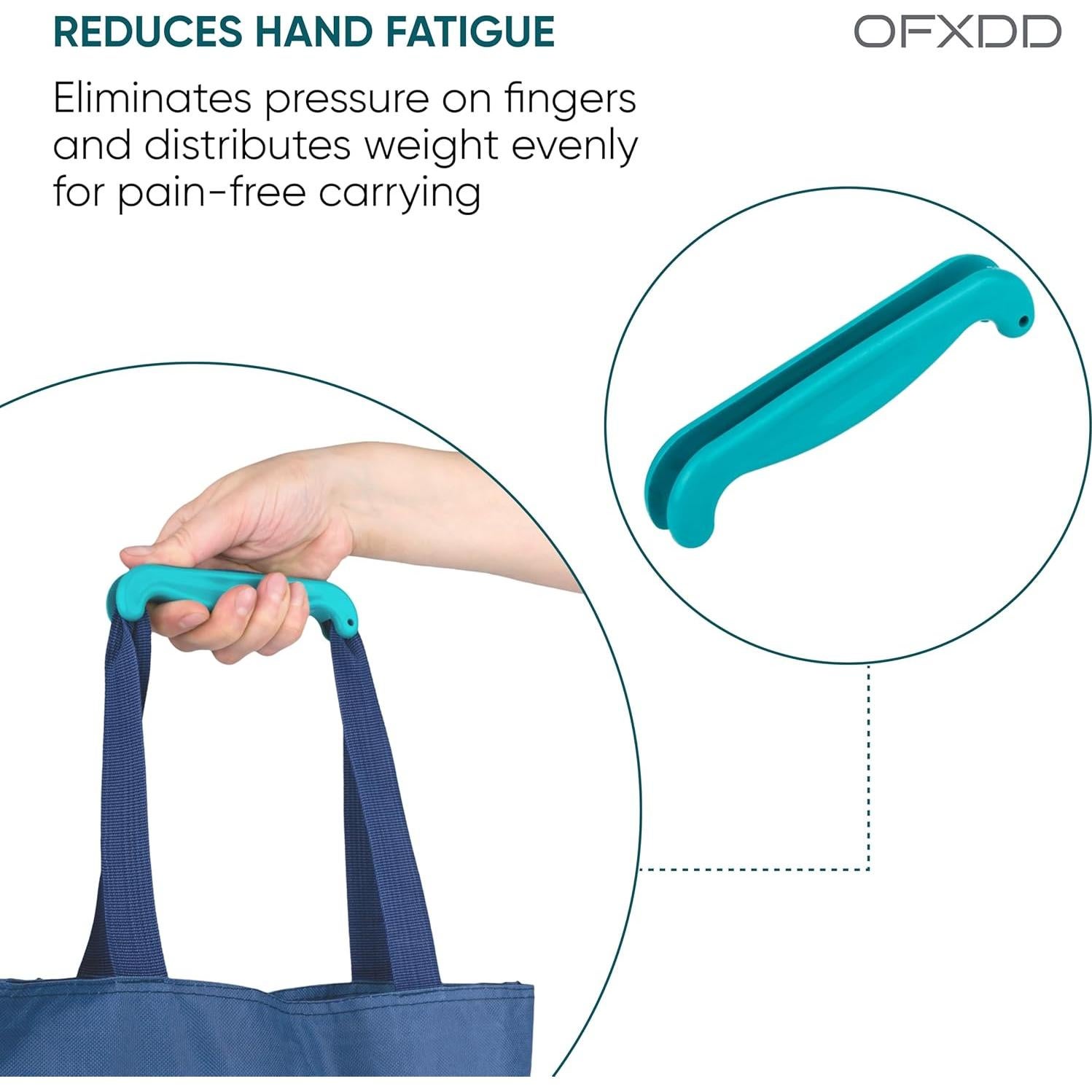 Porta Bolsas de Plástico OFXDD - Paquete de 2 - Asa Ergonomica