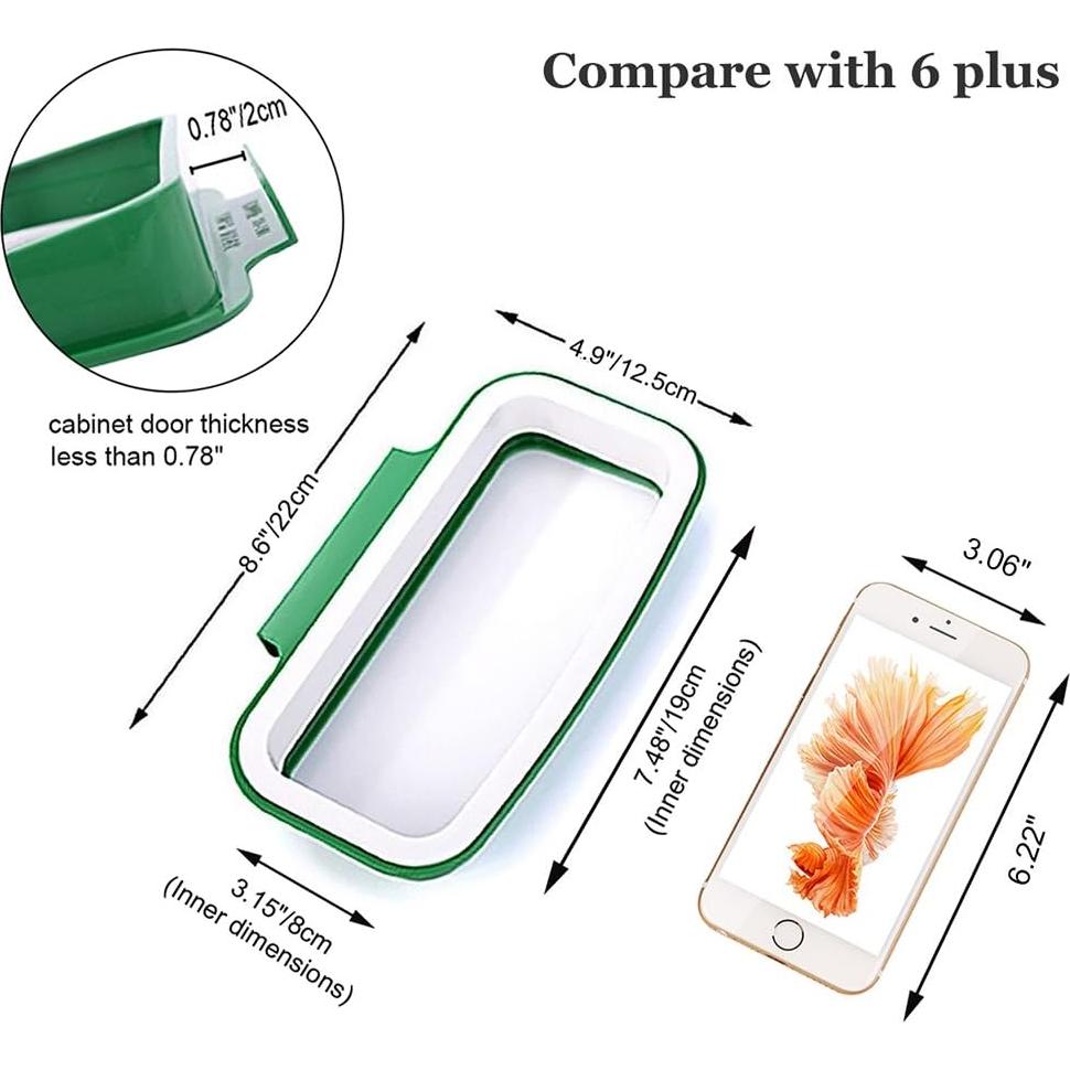 Soporte de Bolsa de Basura Lunies 21.8x12.4cm para Cocina