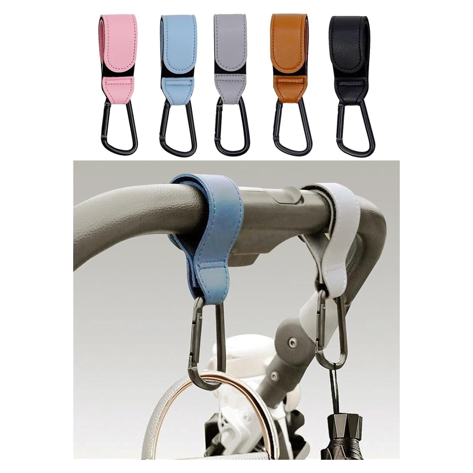 5 Ganchos para Carriolas YEMCHI Ajustables 5kg - Universal