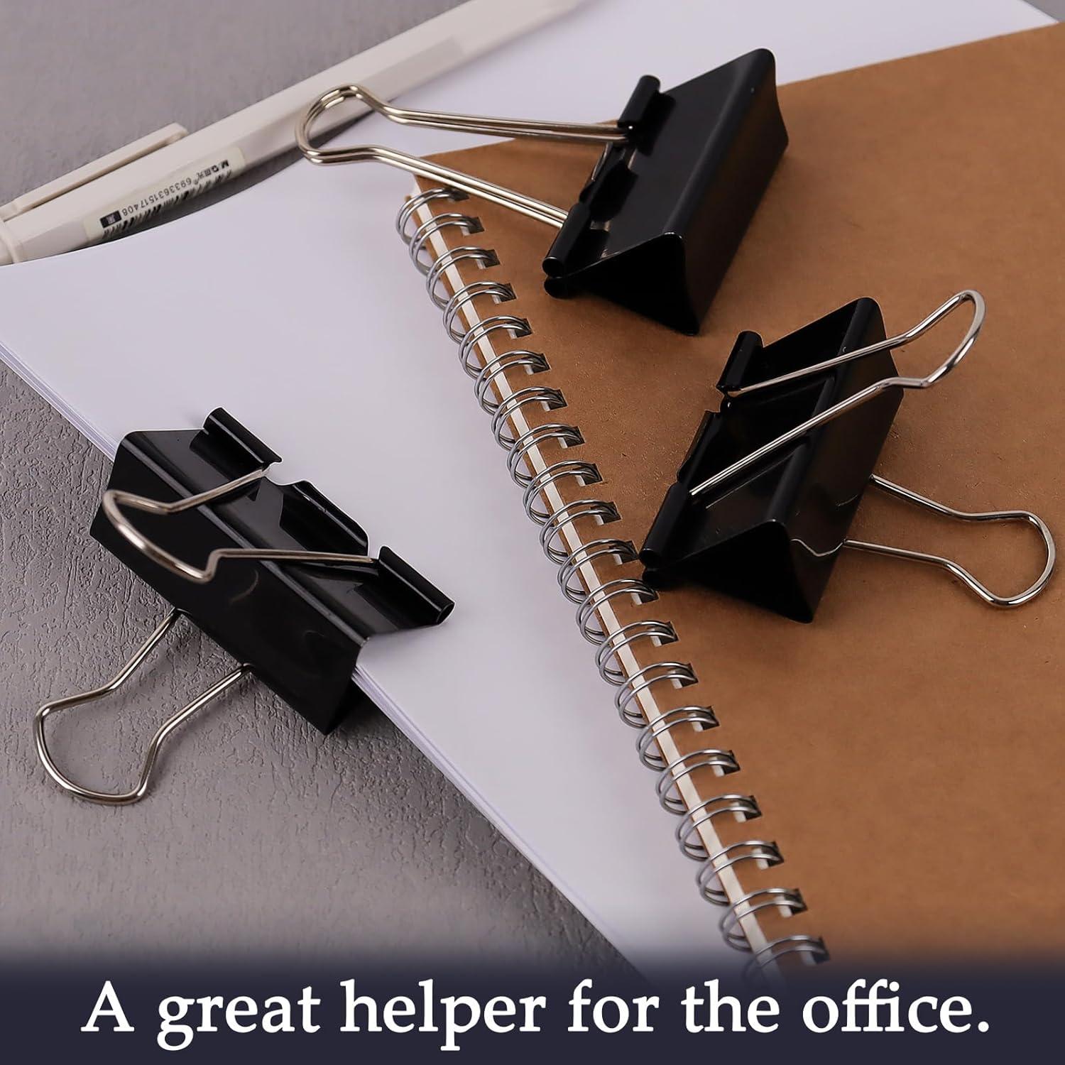 Clip de Carpeta Jumbo KTOJOY 36 Piezas 51mm Negro