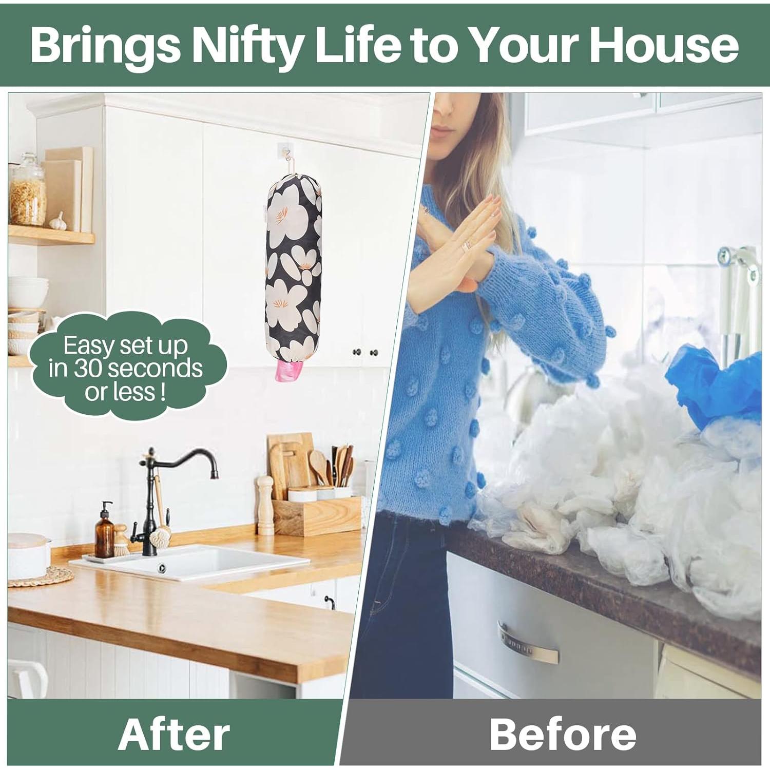 Soporte para Bolsas de Plástico TOGETRUE Negro 50.8x20.3 cm