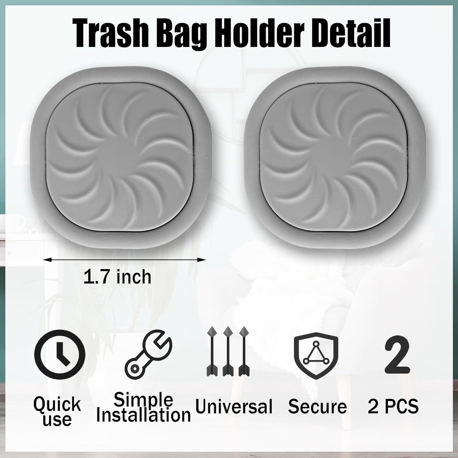 Soporte para Bolsa de Basura Aogigigio - 2 Piezas Antideslizante