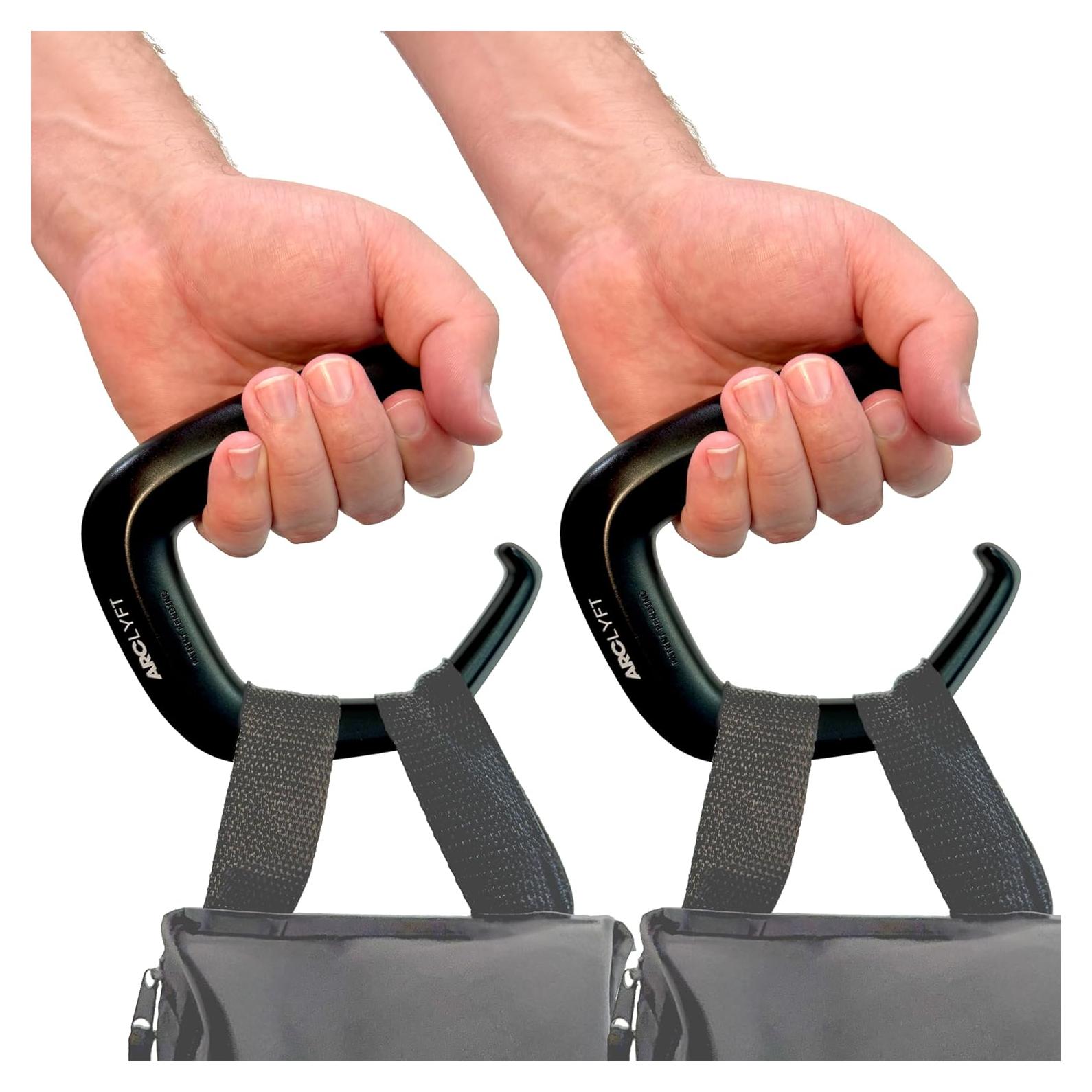 Transportador de Bolsas de Compras ARCLYFT - Diseño Ergonómico Negro