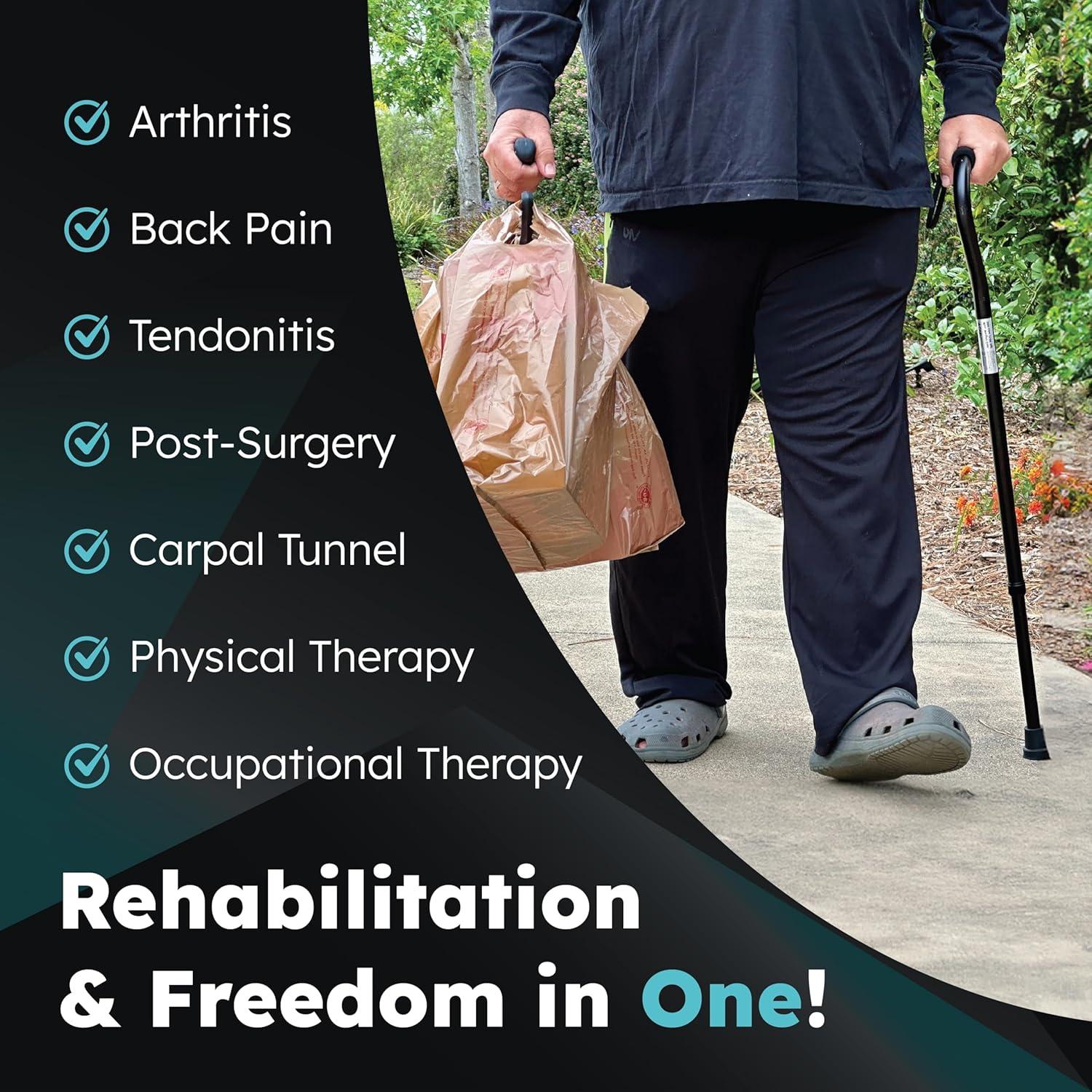 Transportador de Bolsas de Compras ARCLYFT - Diseño Ergonómico Negro