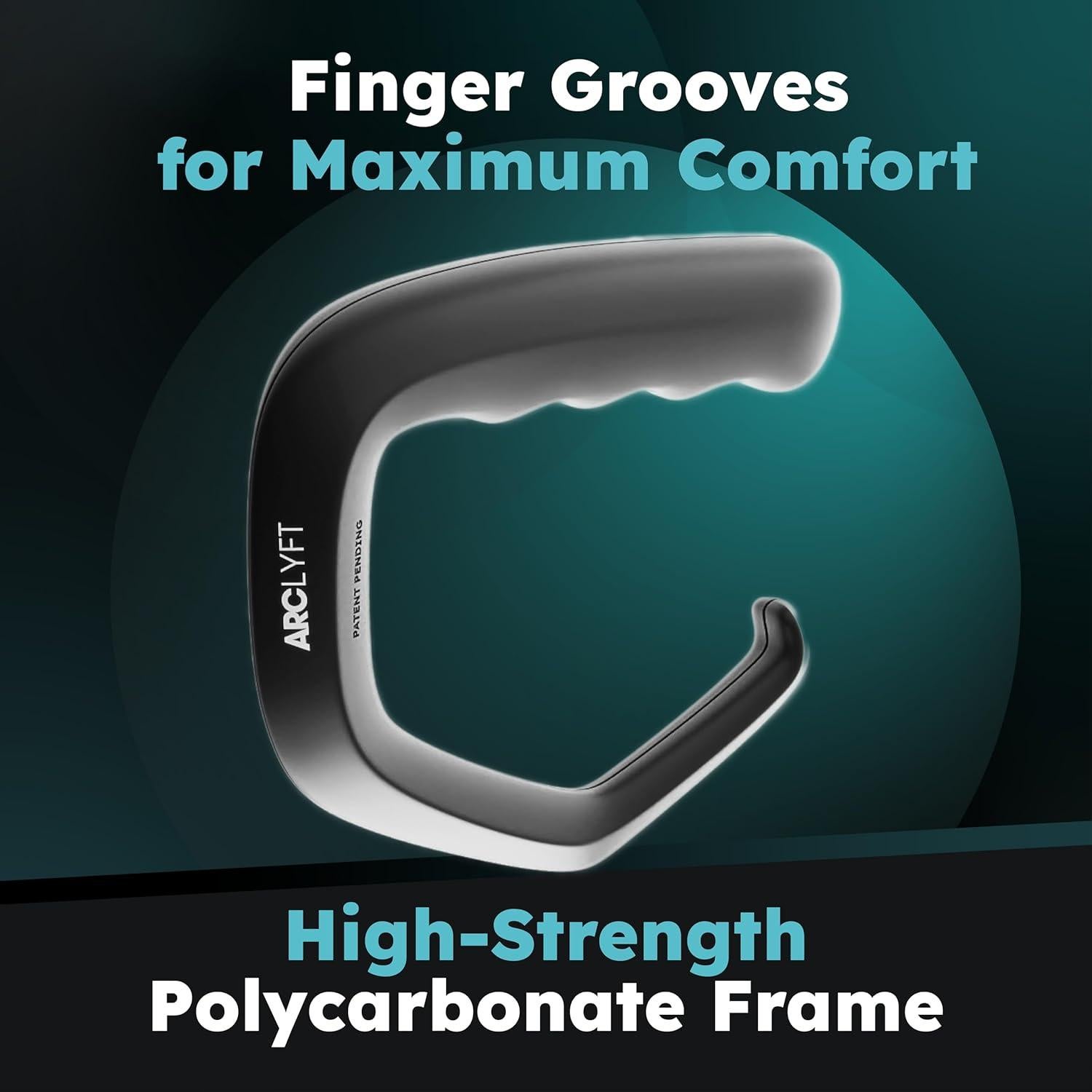 Transportador de Bolsas de Compras ARCLYFT - Diseño Ergonómico Negro