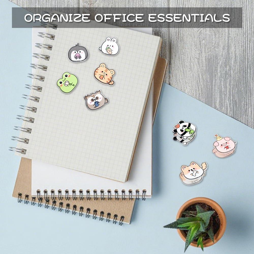 Juego de 9 Clips de Sellado BieFuDan en Forma de Animal