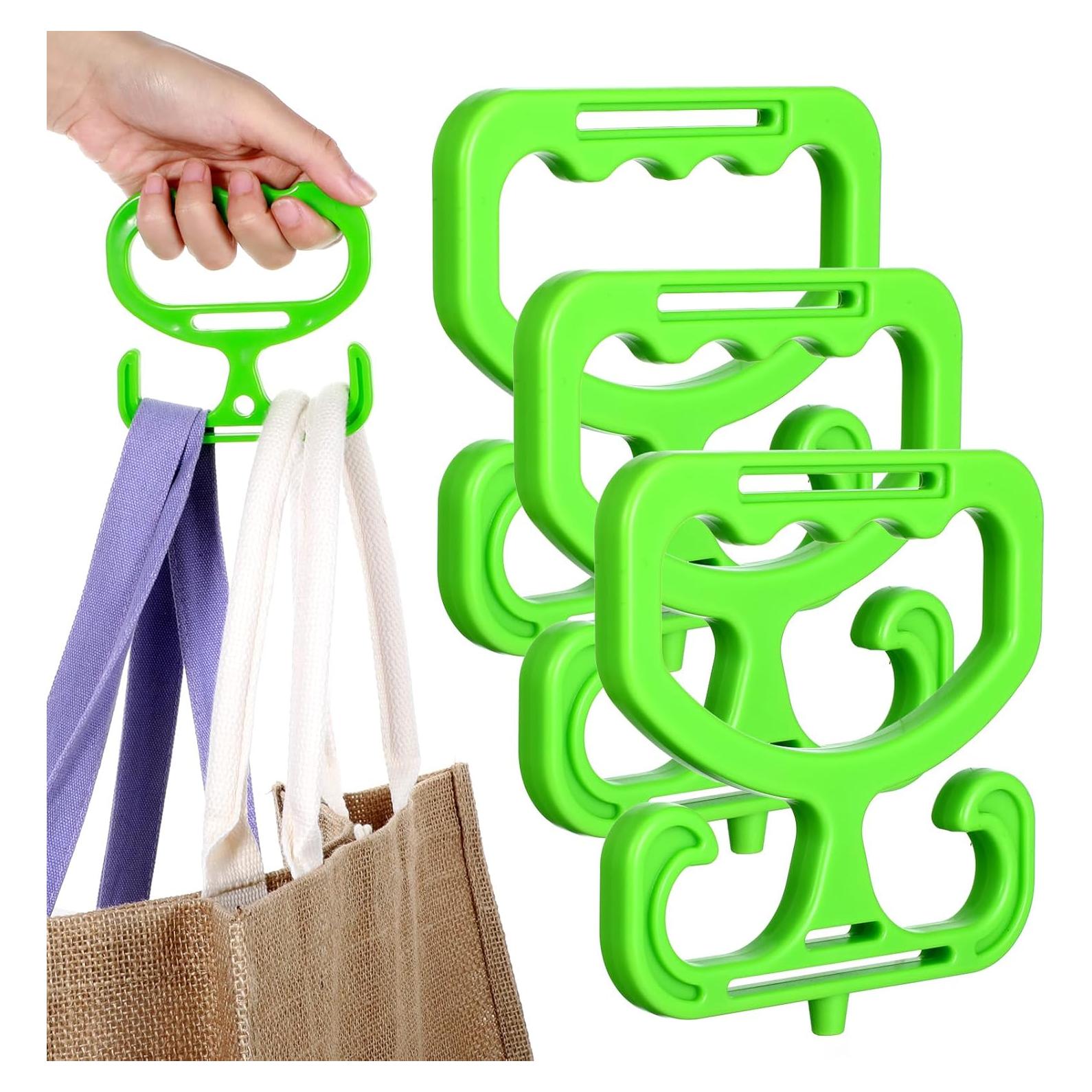Soporte de Bolsa de Compras Reutilizable YBEATY - 3 Piezas Verde