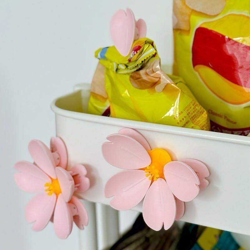 Clips de bolsa de comida 3D Sakura Genérico - 5 unidades