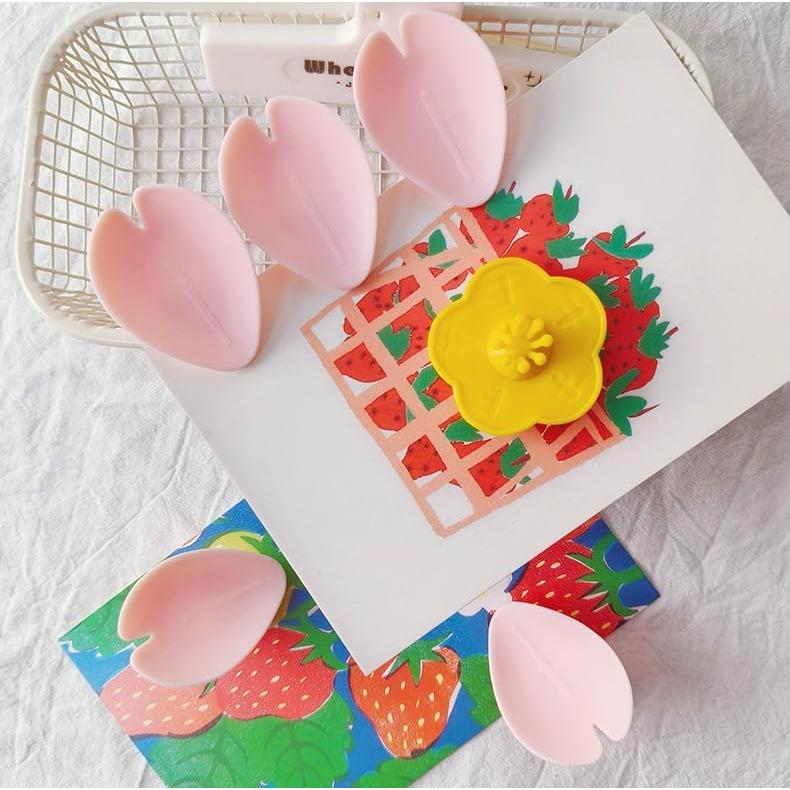 Clips de bolsa de comida 3D Sakura Genérico - 5 unidades