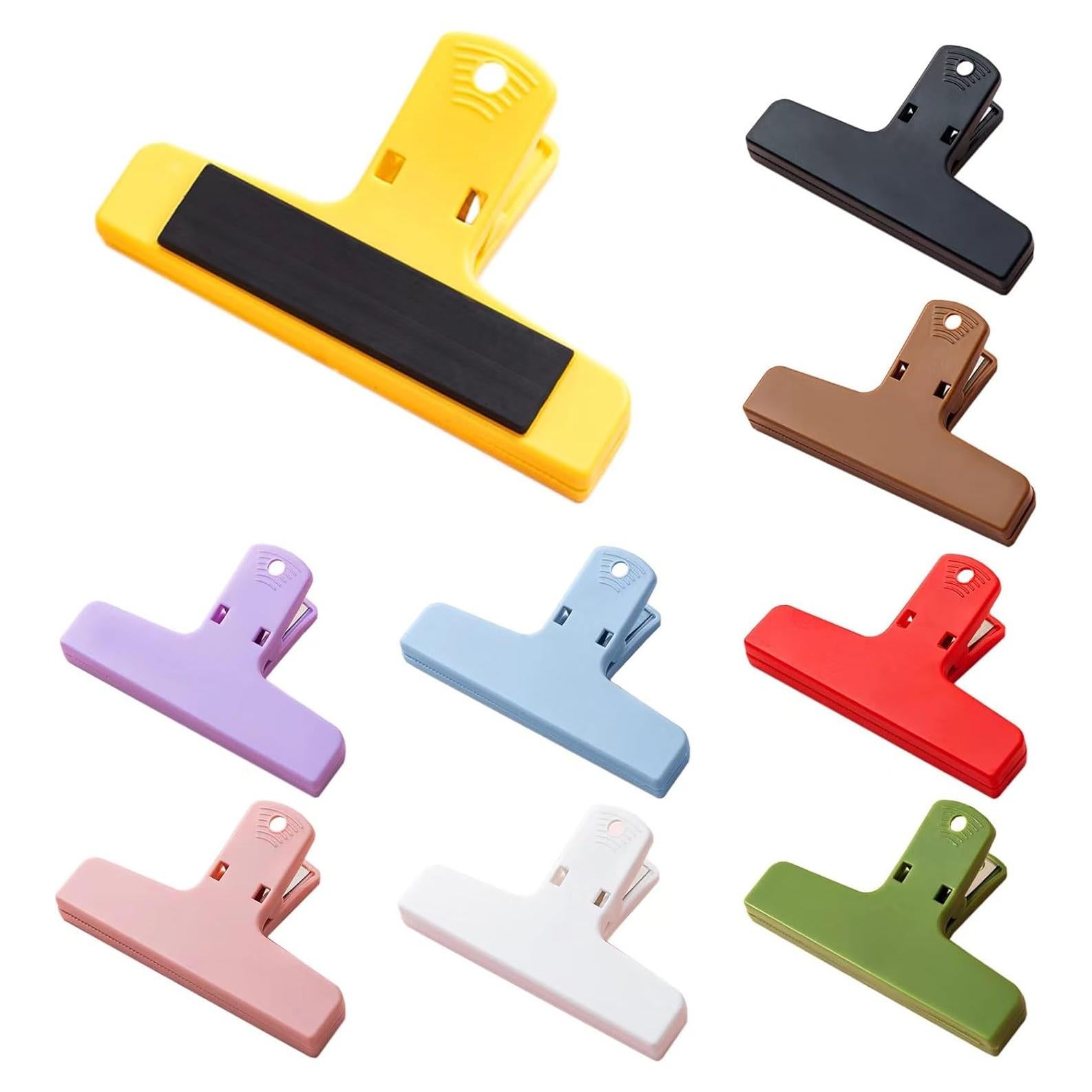 Clips Magnéticos Multicolor YiHongBo para Refrigerador - 9 Piezas