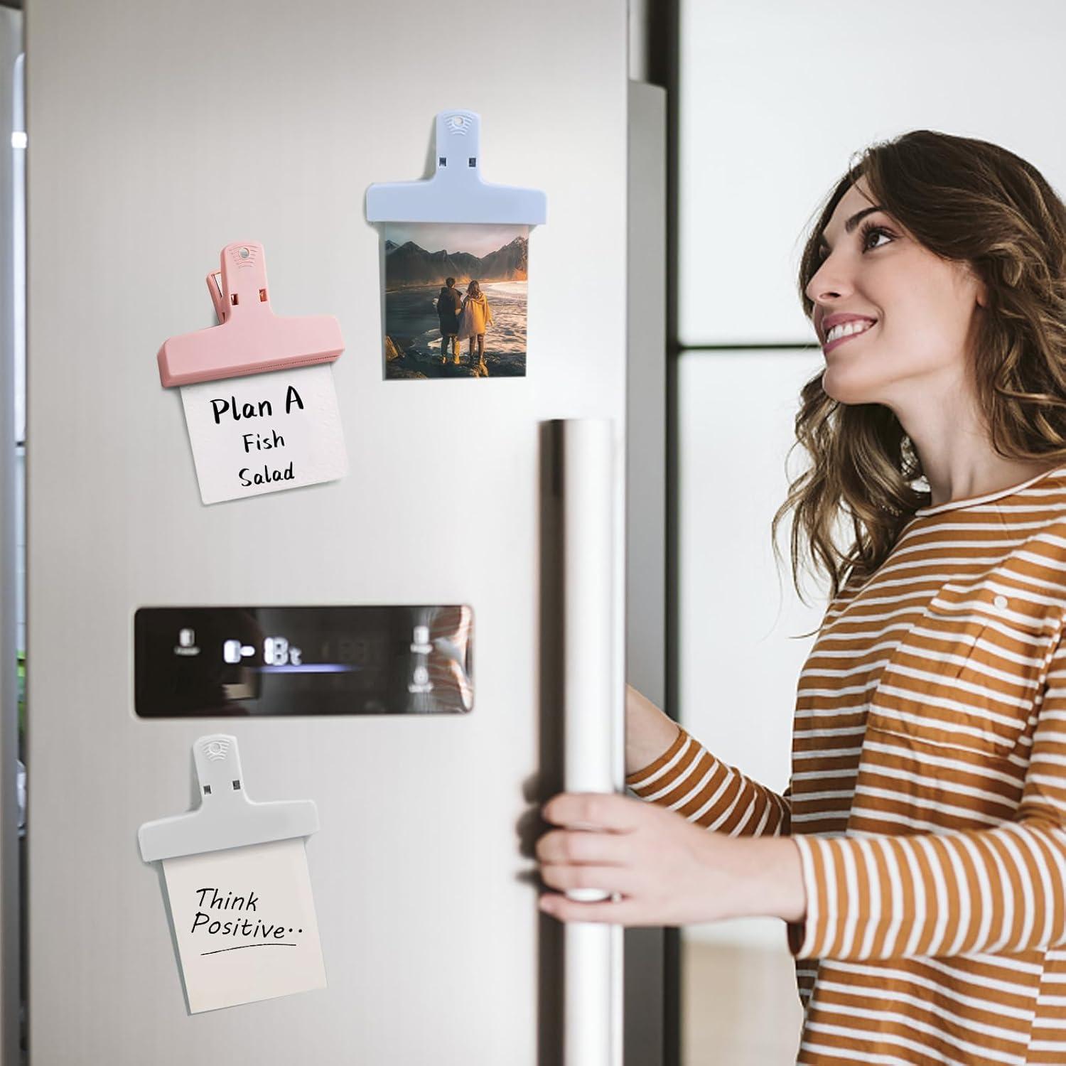 Clips Magnéticos Multicolor YiHongBo para Refrigerador - 9 Piezas