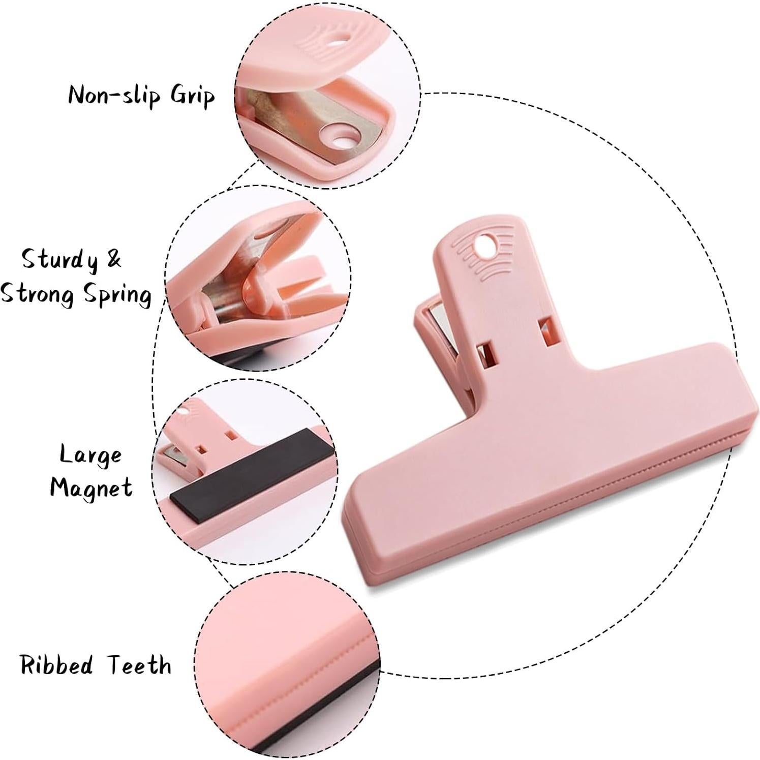 Clips Magnéticos Multicolor YiHongBo para Refrigerador - 9 Piezas