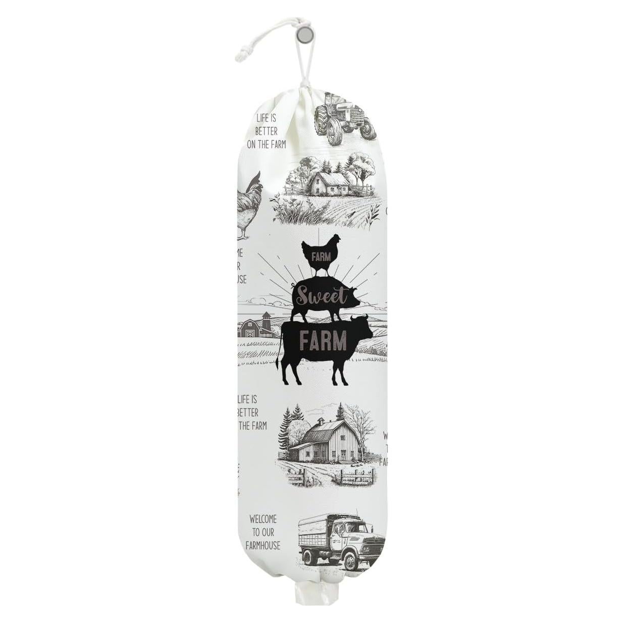 Soporte de Bolsa de Plástico HZMLYDJ Montado en Pared 57 cm