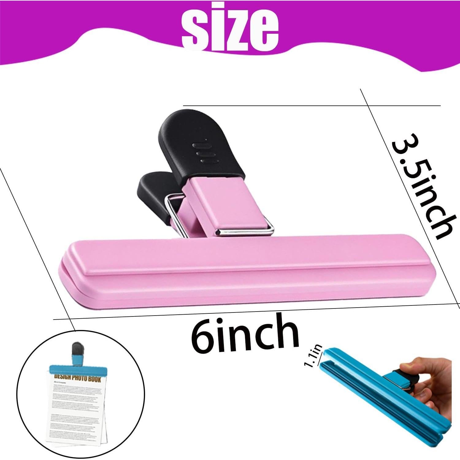 Paquete de 6 Clips de Alimentos Prinxse - 15.2 x 8.9 cm