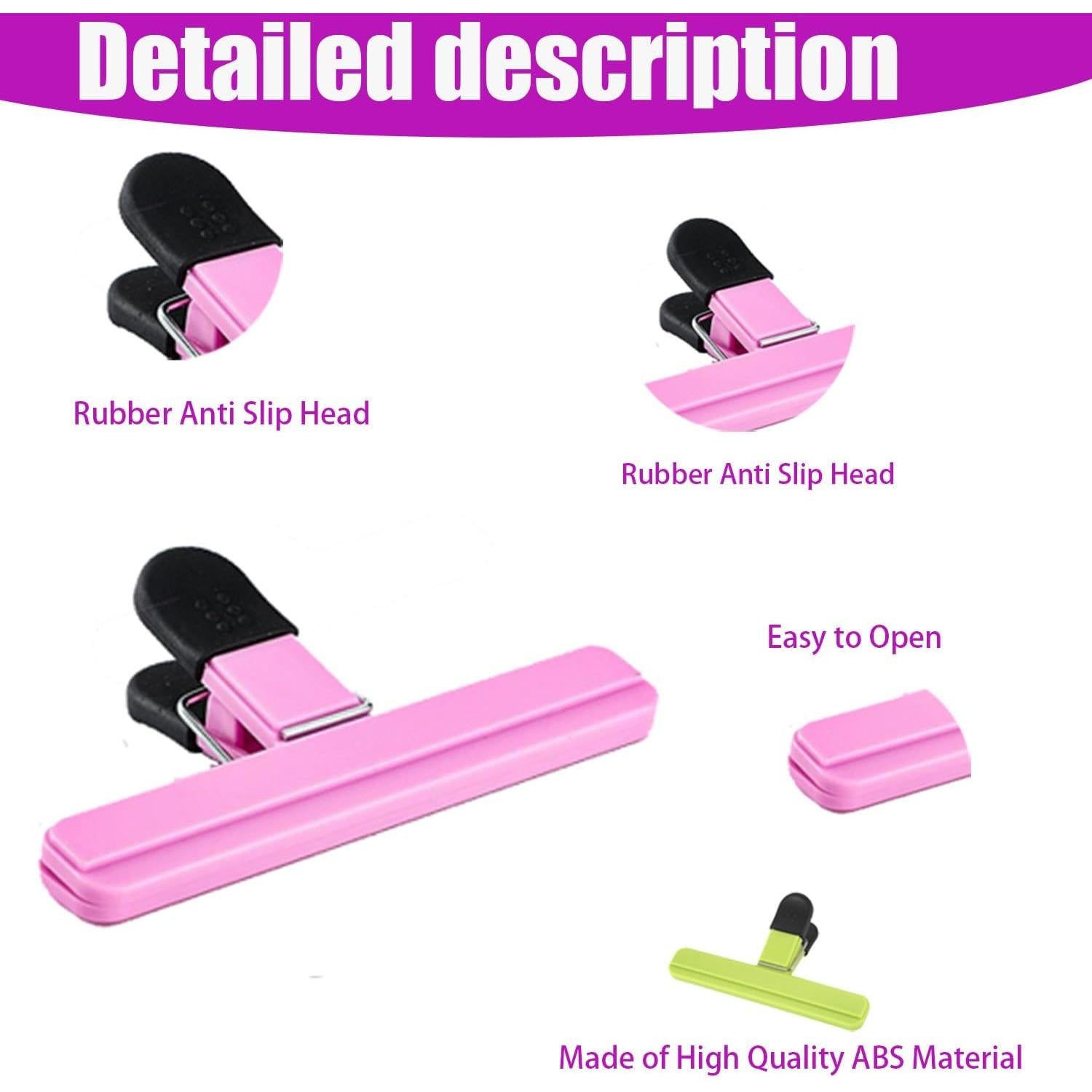 Paquete de 6 Clips de Alimentos Prinxse - 15.2 x 8.9 cm