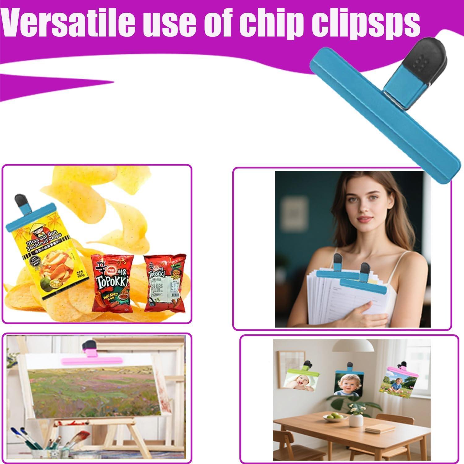 Paquete de 6 Clips de Alimentos Prinxse - 15.2 x 8.9 cm