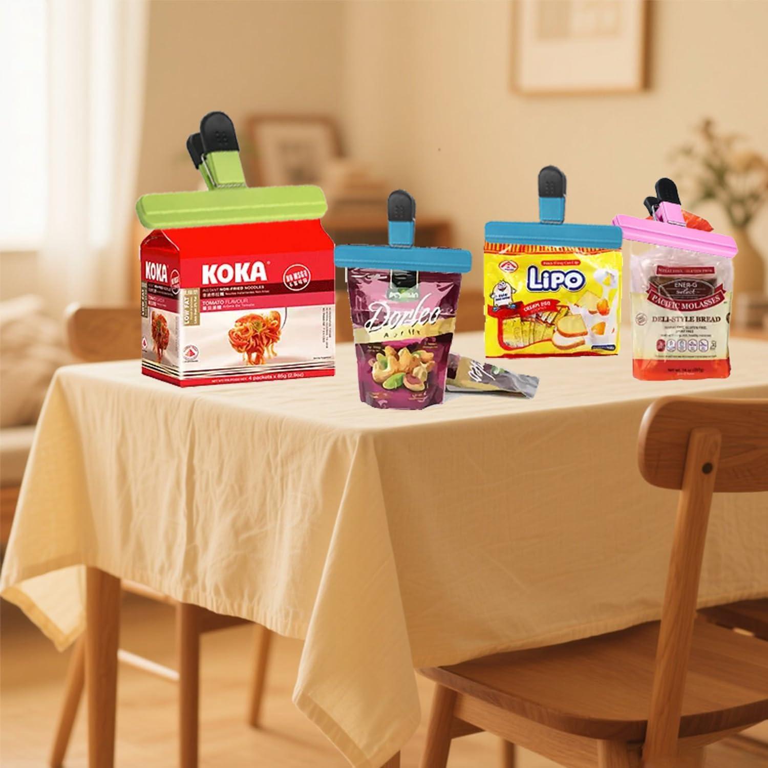 Paquete de 6 Clips de Alimentos Prinxse - 15.2 x 8.9 cm