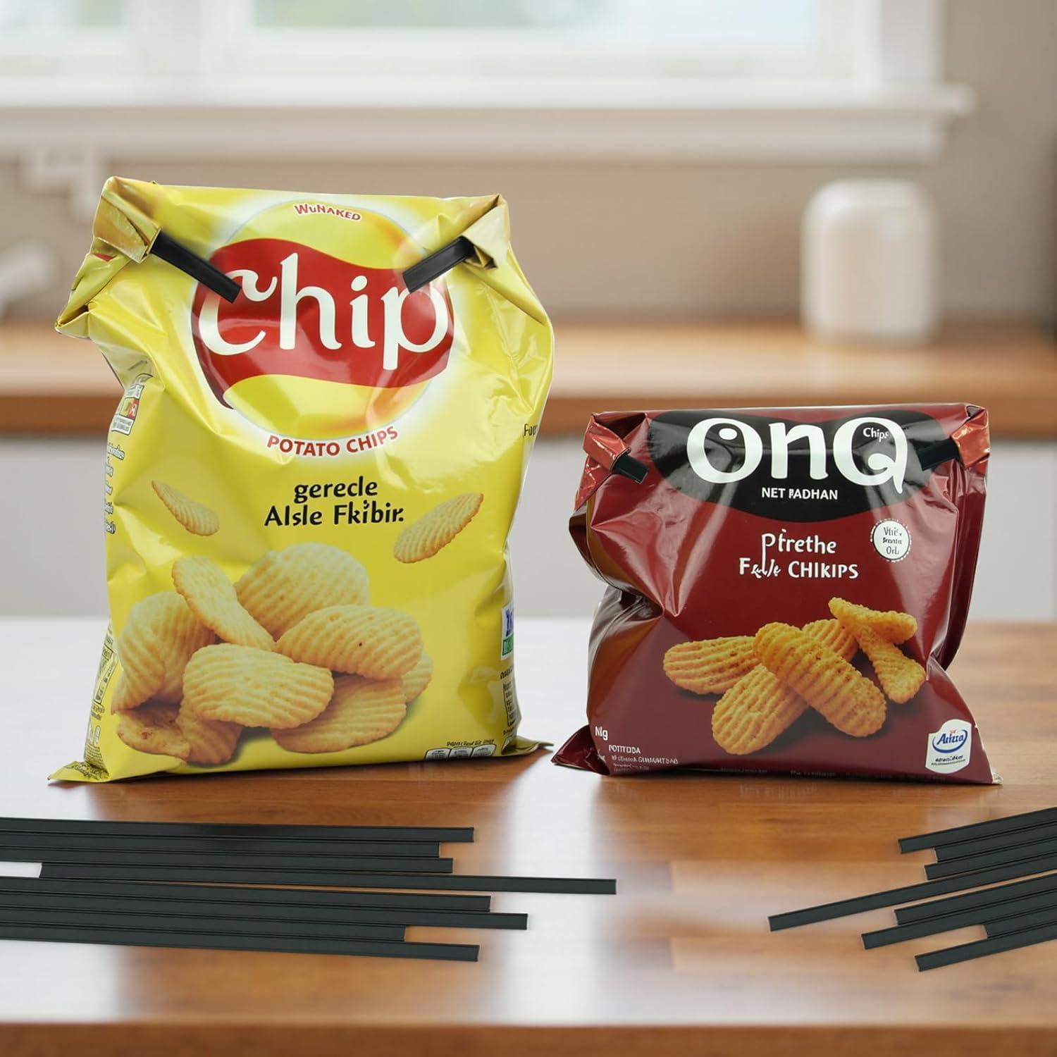 50 Clips para Sellar Bolsas de Alimentos OMGOD - Multiusos